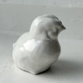 Bird, porcelain, chicken, white glaze