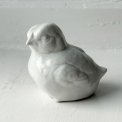 Bird, porcelain, chicken, white glaze