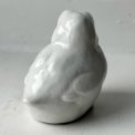 Bird, porcelain, chicken, white glaze