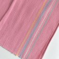 Placemat, pastel pink w stripes