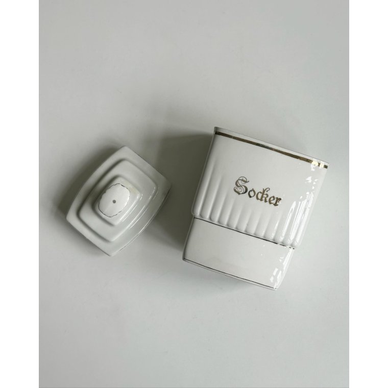 Svensk fajance, kkkenkrukke: socker