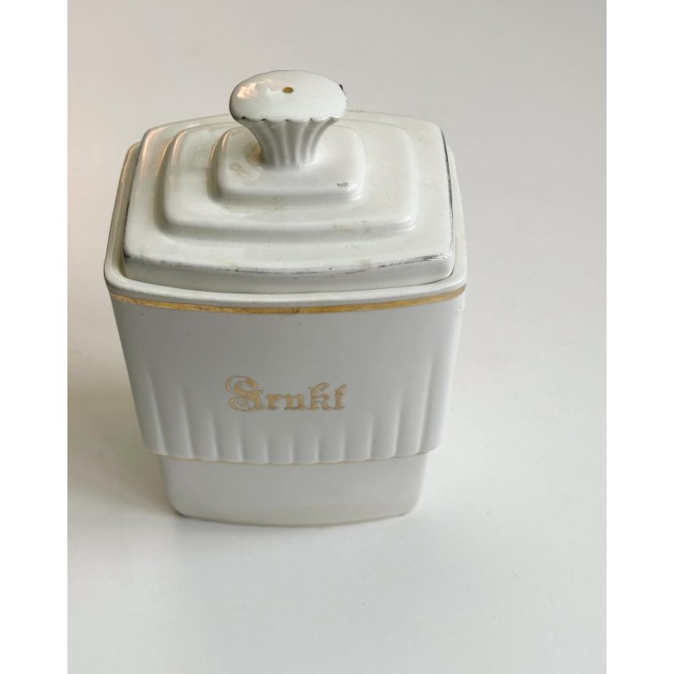 Svensk fajance, kkkenkrukke: frukt, NB