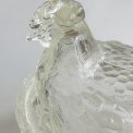 Clear glass, chicken