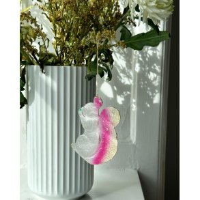 Soviet cardboard ornament, squirrel