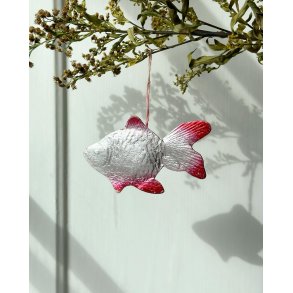 Soviet cardboard ornament, fish, pr pc