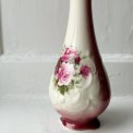 Staffordshire, engelsk fajancevase m blomster