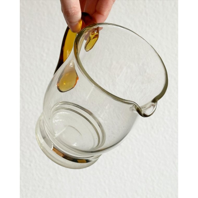 Glaskande m ravfarvet hank