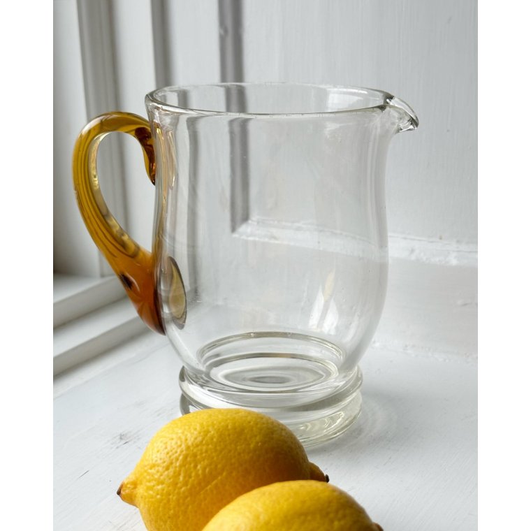 Glaskande m ravfarvet hank