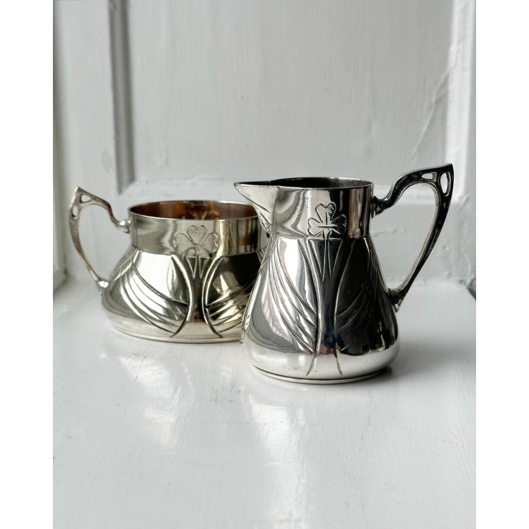 Sukker- og fldest, jugendstil, pletslv