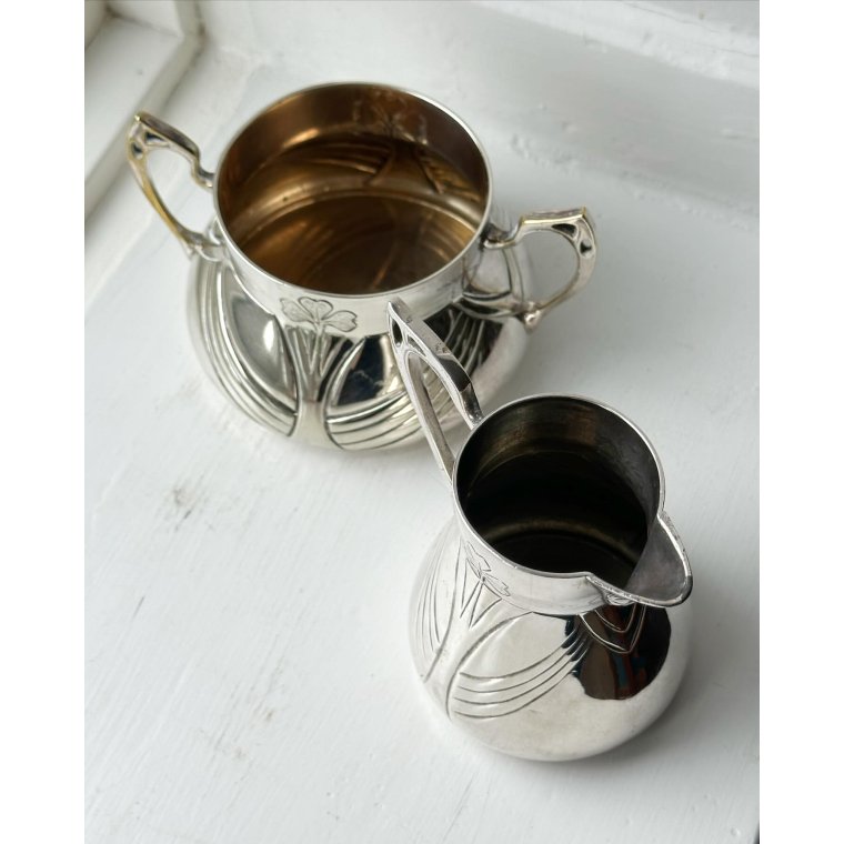 Sukker- og fldest, jugendstil, pletslv