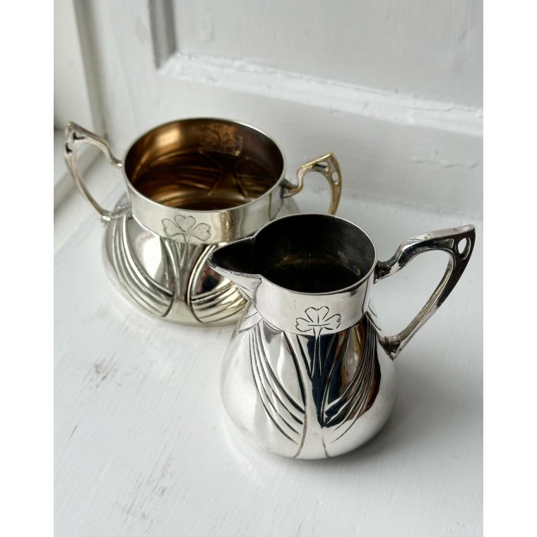 Sukker- og fldest, jugendstil, pletslv