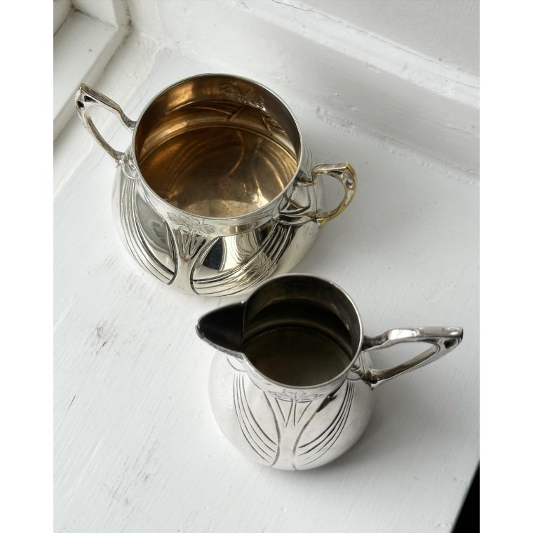 Sukker- og fldest, jugendstil, pletslv