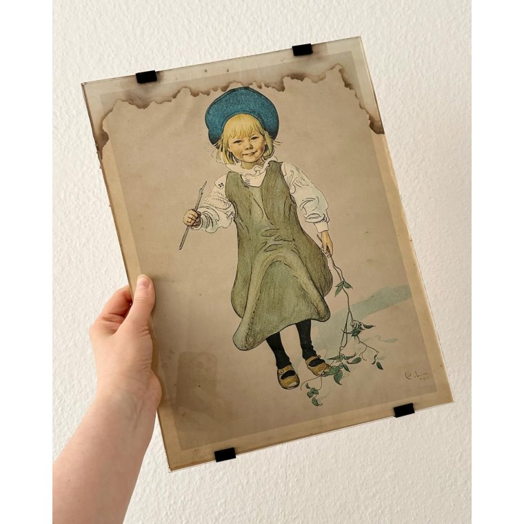 Carl Larsson (1853-1919), home made picture frame