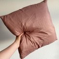 Pillow, rosy fabric