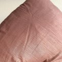 Pillow, rosy fabric
