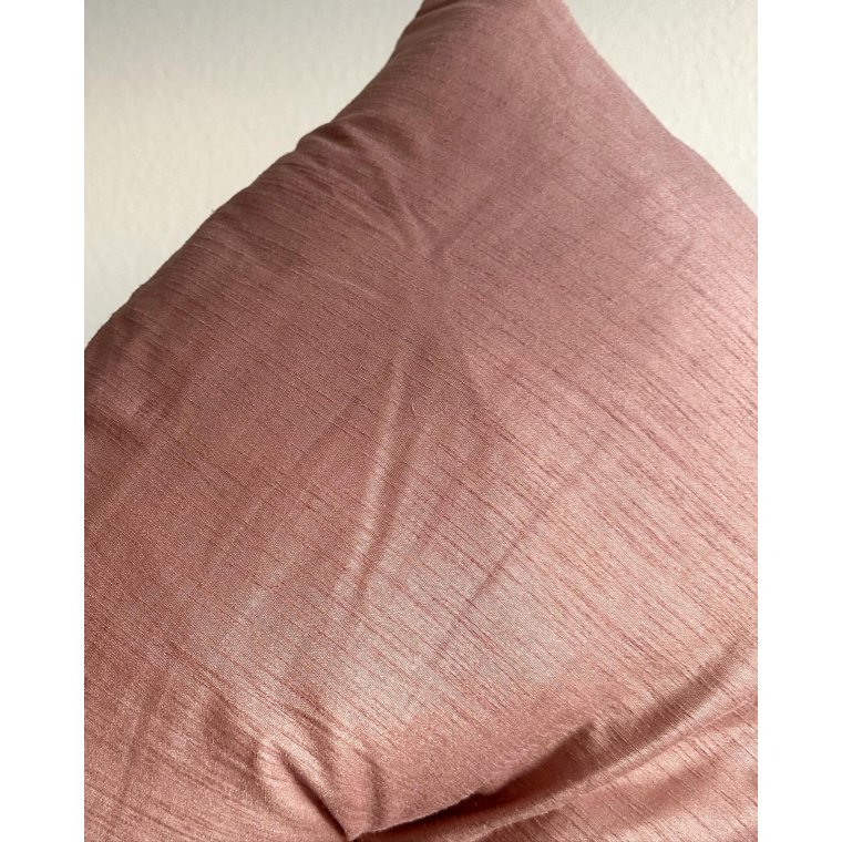Pillow, rosy fabric