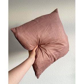 Pillow, rosy fabric