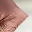 Pillow, rosy fabric