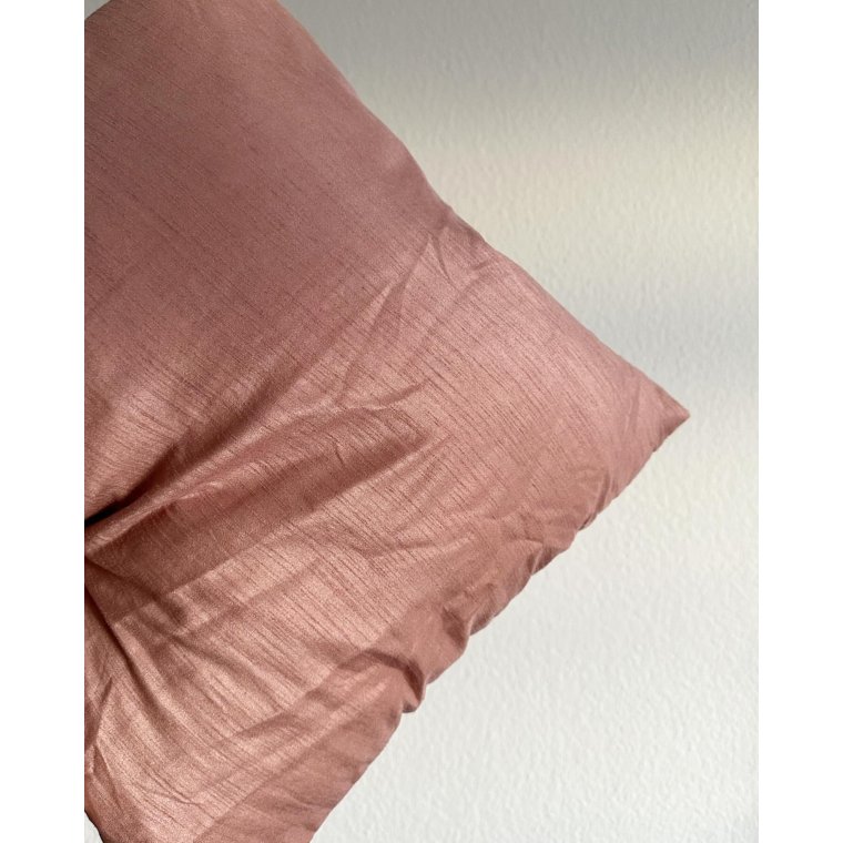 Pillow, rosy fabric