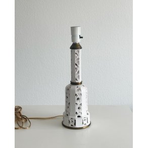 Heiberg table lamp w perforated pattern