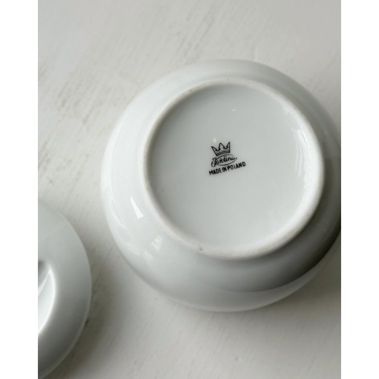 Polsk porceln m blomstertryk