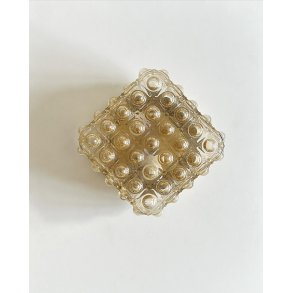 Wall lamp w iridescent glass