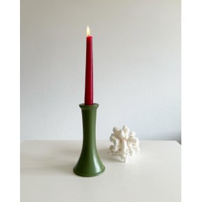 Green retro candleholder