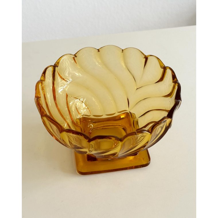 Ravfarvet glasskl p fod