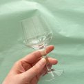 Wine glass w pattern, 13,5 cm, pr pc