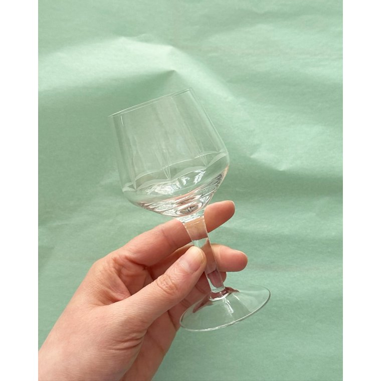 Wine glass w pattern, 13,5 cm, pr pc