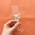 Wine glass w pattern, 12,5 cm, pr pc