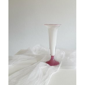 Vase of opaline glass, Monica Backstrm for Kosta, 