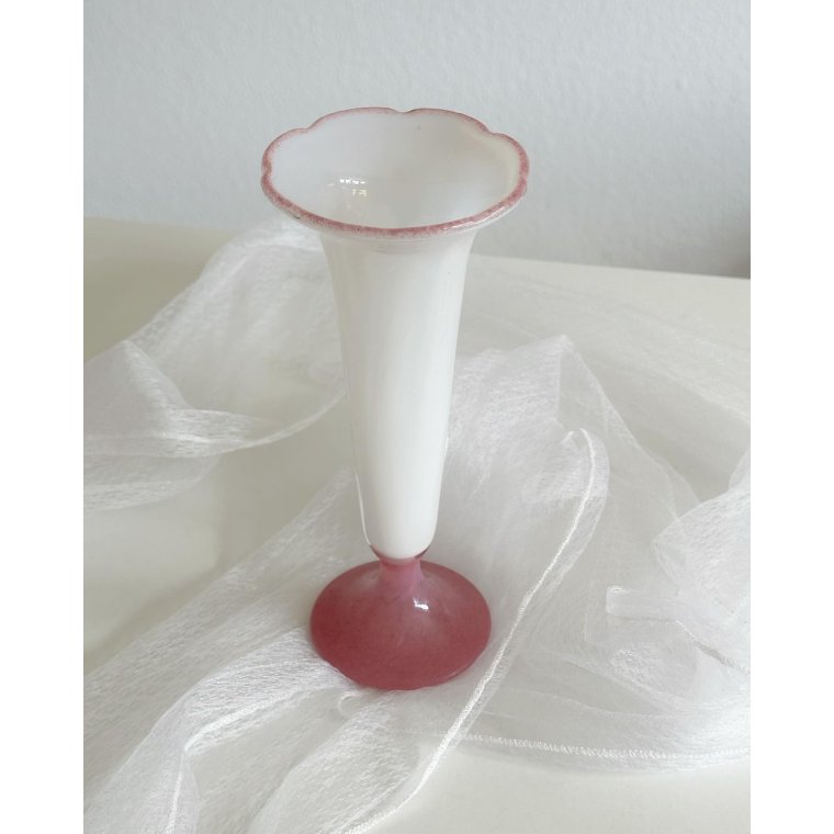 Vase of opaline glass, Monica Backstrm for Kosta, 