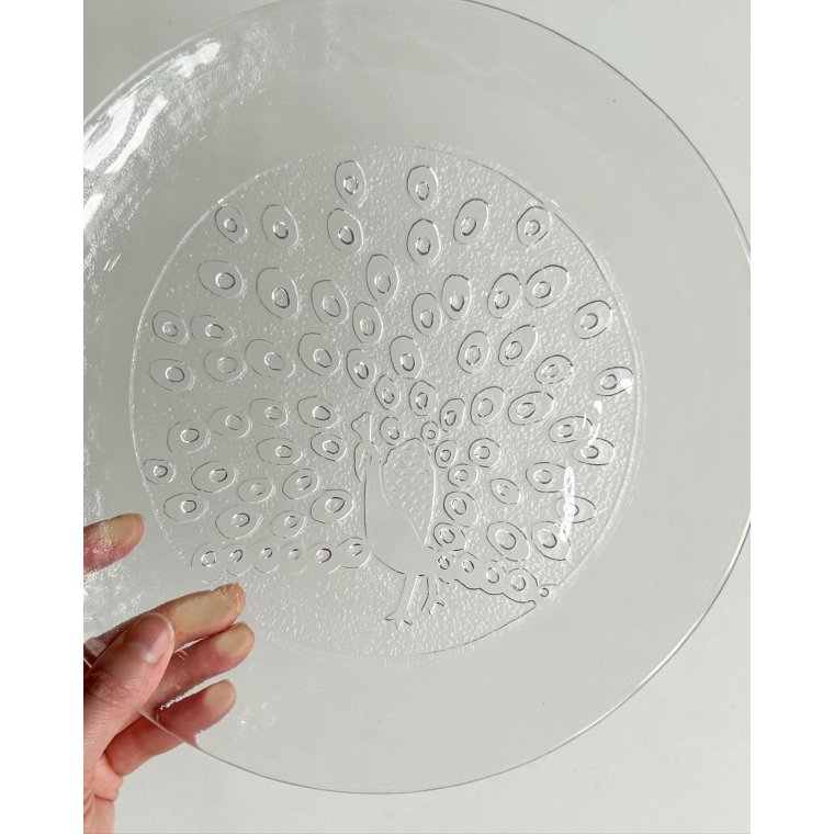 Pfuglefad, klart glas