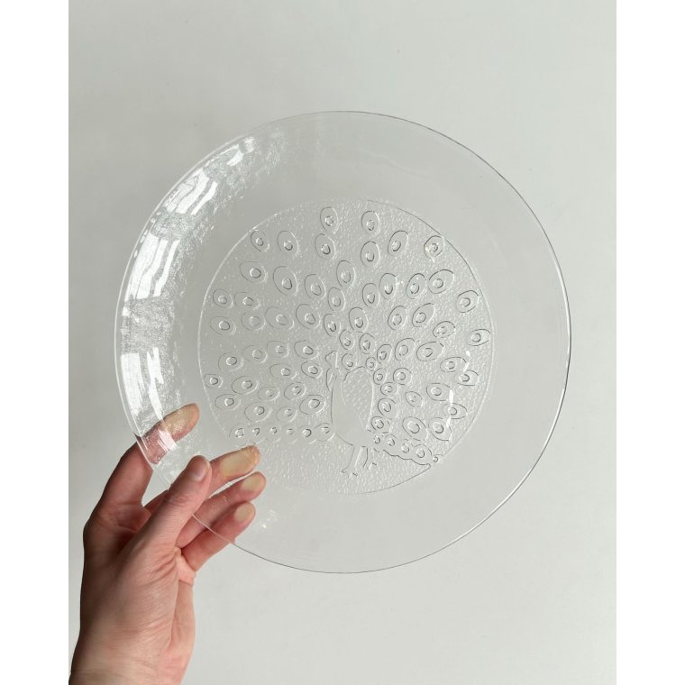 Pfuglefad, klart glas