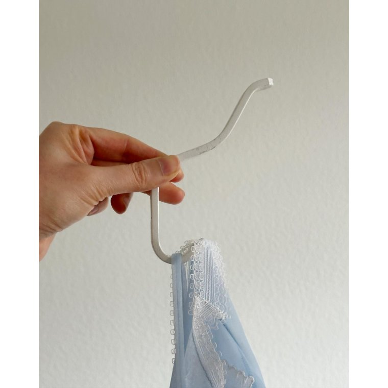 Hvid retroknag, metal