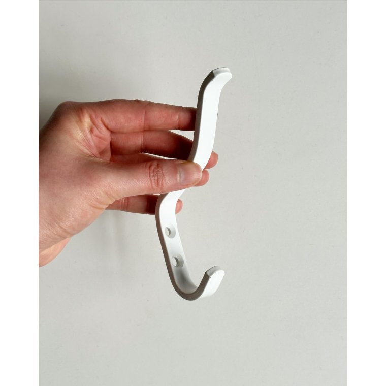 Hvid retroknag, metal