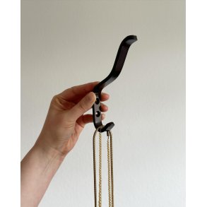 Brown retro hook, metal