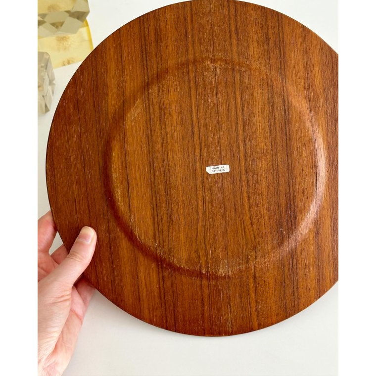 Teaktallerken, dansk