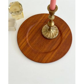 Teaktallerken, dansk