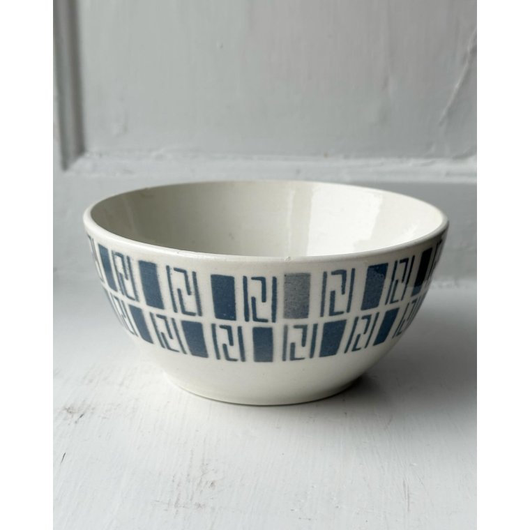 Lille Torgau fajanceskl m blgrt mnster