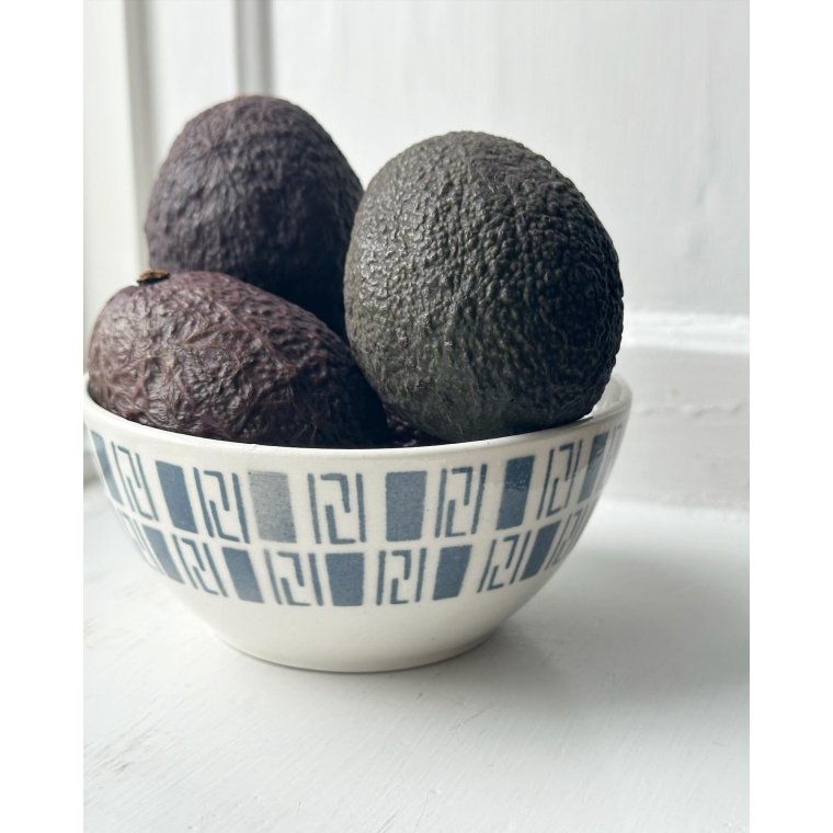 Lille Torgau fajanceskl m blgrt mnster