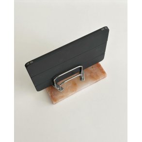 Vintage letter holder, alabaster and metal