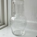 Carafe w glass, chisellings
