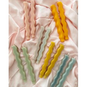 Sollys wave candle, handmade beeswax, pr pc