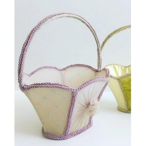 Pyntekurv, pastellilla og slv