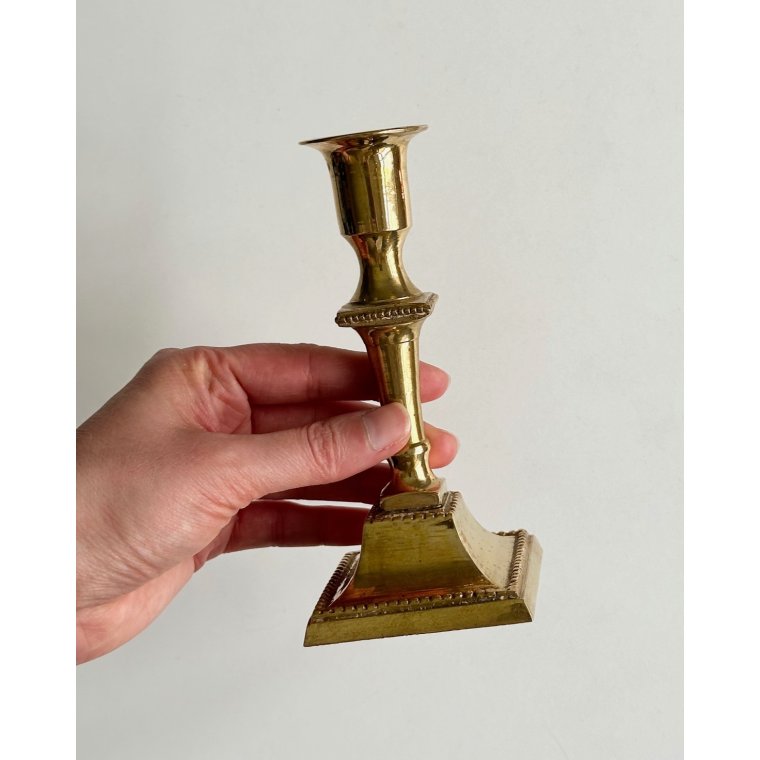 Brass candleholder