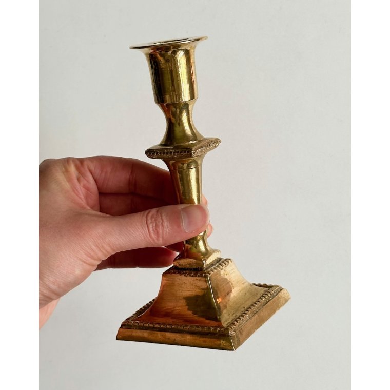 Brass candleholder
