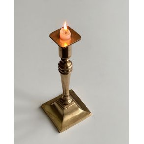 Brass candleholder, tall