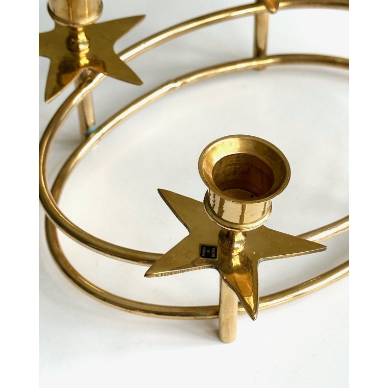 Adventsstage m stjerner, oval